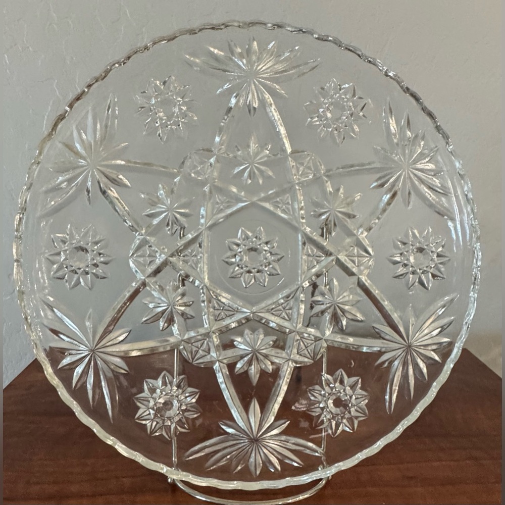 Anchor Hocking prescut Star of David collection.